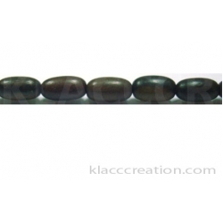 Tiger Ebony Wood Rice Beads 5x9-10mm